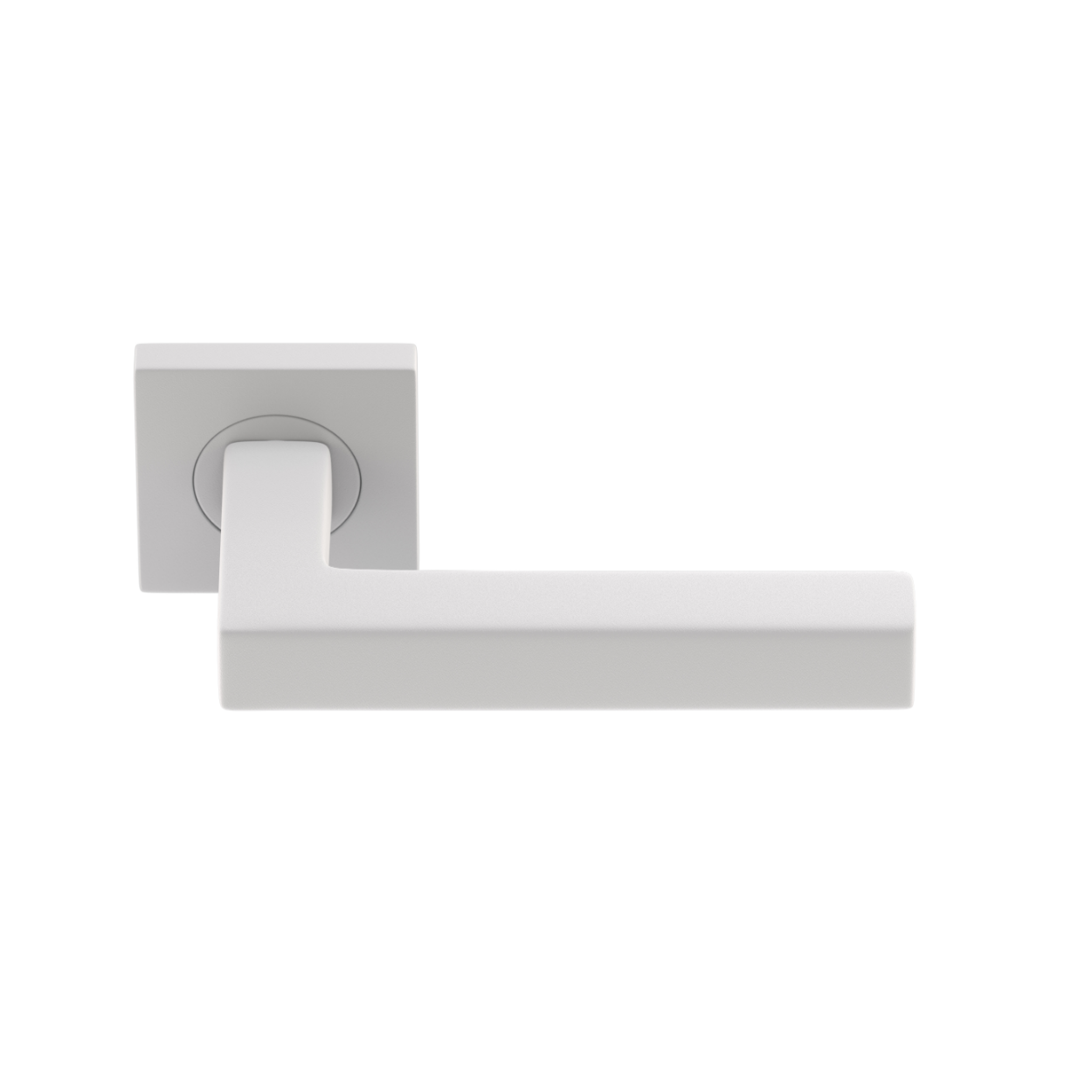 Sluitwerkpakketten met Deurkruk Squared 16 Regular Wit